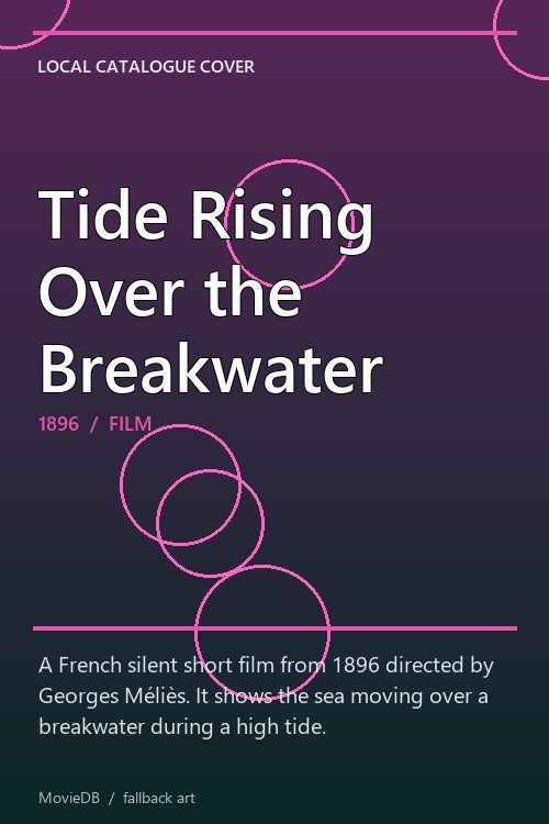 Tide Rising Over the Breakwater poster