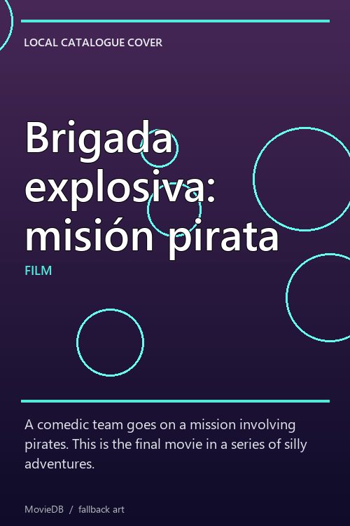 Brigada explosiva: misión pirata poster