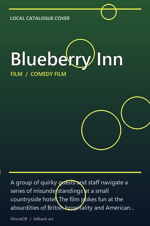 Blueberry Inn poster