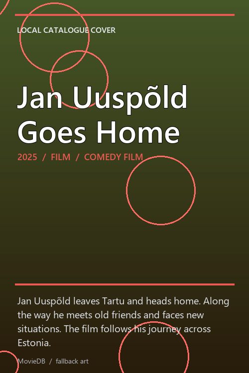 Jan Uuspõld Goes Home poster