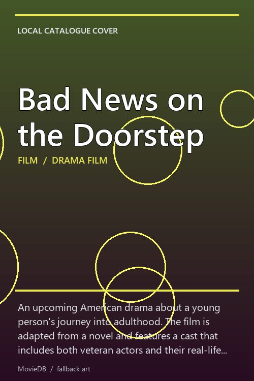 Bad News on the Doorstep poster
