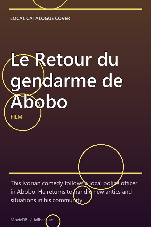 Le Retour du gendarme de Abobo poster