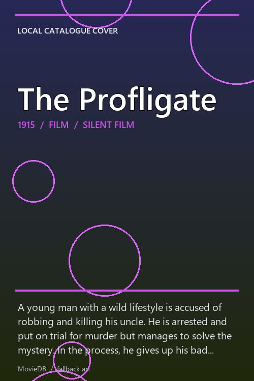 The Profligate poster