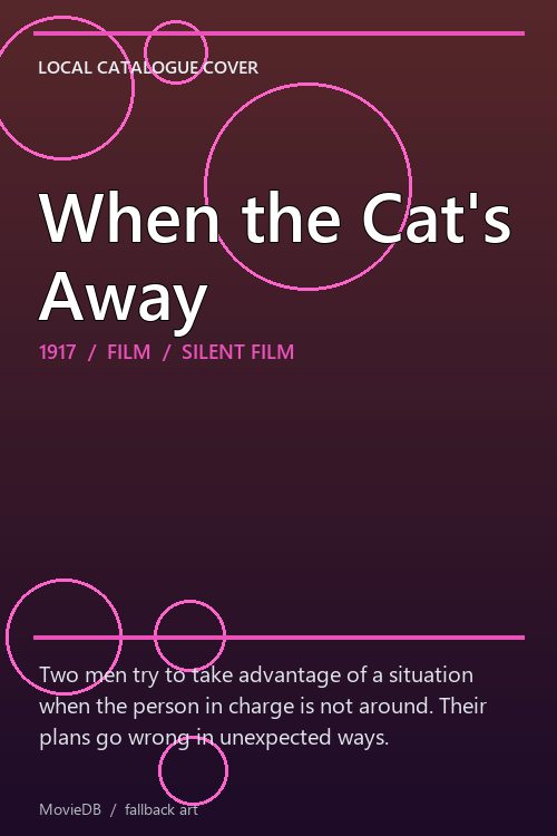 When the Cat's Away poster
