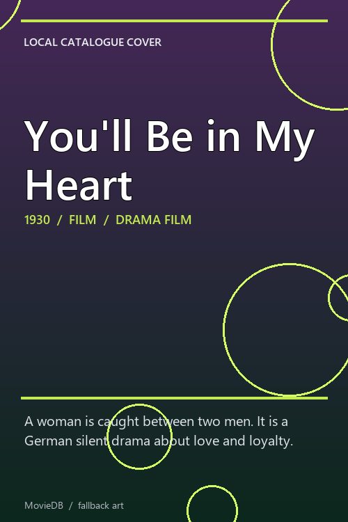 You'll Be in My Heart poster