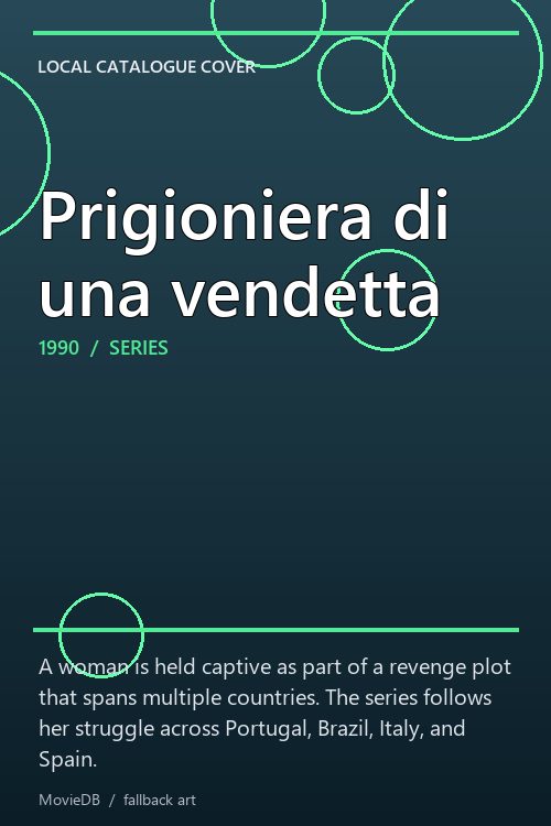 Prigioniera di una vendetta poster