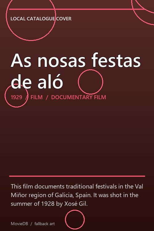 As nosas festas de aló poster