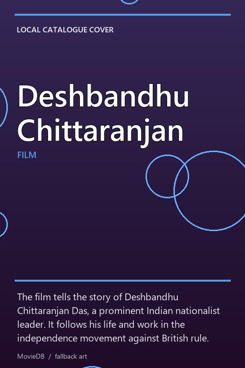 Deshbandhu Chittaranjan poster
