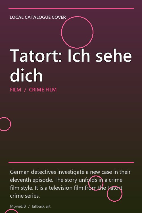 Tatort: Ich sehe dich poster