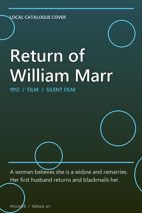 Return of William Marr poster