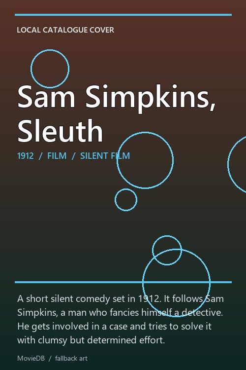 Sam Simpkins, Sleuth poster