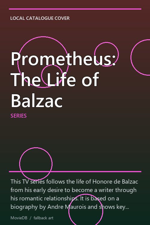 Prometheus: The Life of Balzac poster