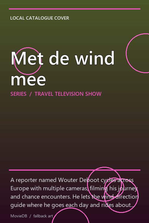 Met de wind mee poster