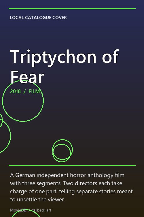 Triptychon of Fear poster