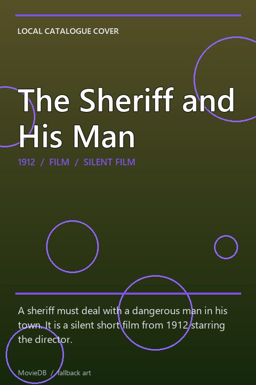 The Sheriff and His Man poster