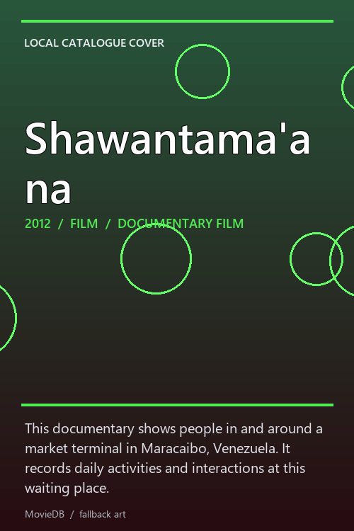 Shawantama'ana poster