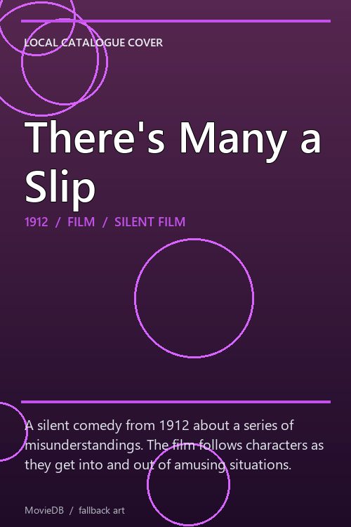 There's Many a Slip poster