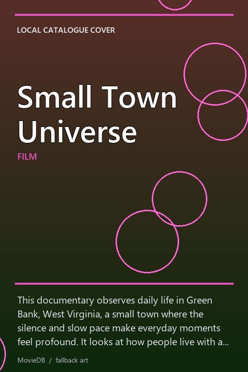 Small Town Universe poster