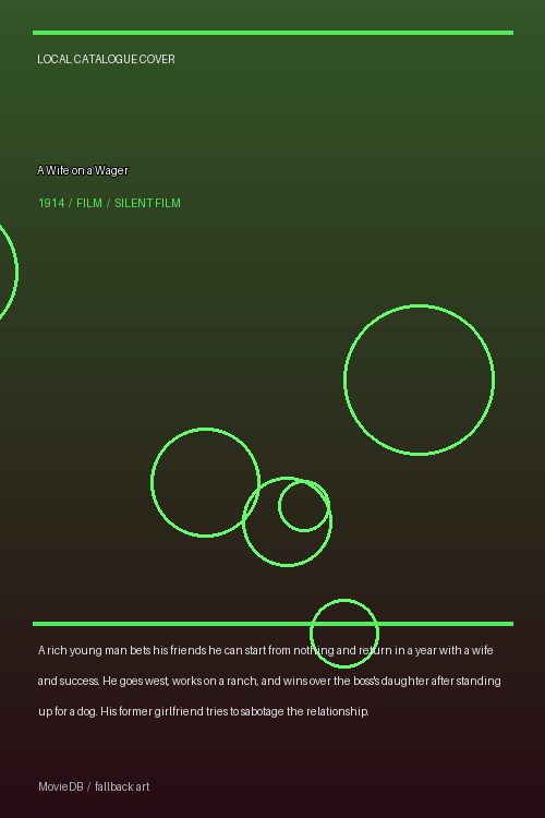 A Wife on a Wager poster