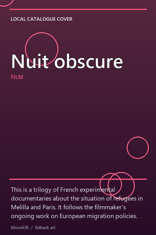 Nuit obscure poster