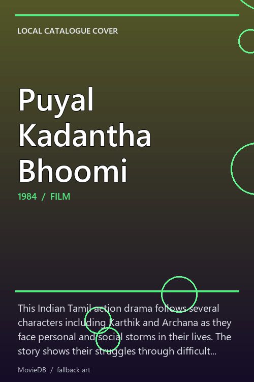 Puyal Kadantha Bhoomi poster