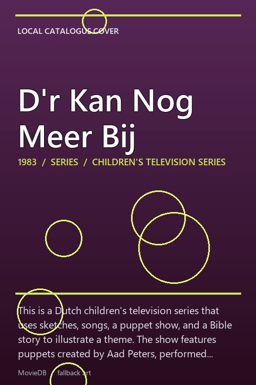 D'r Kan Nog Meer Bij poster