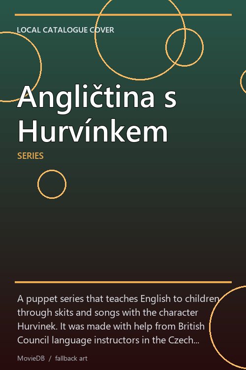 Angličtina s Hurvínkem poster
