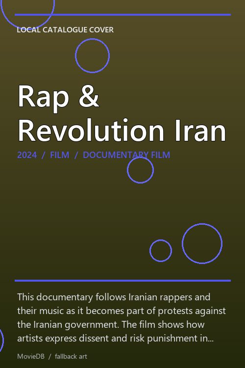 Rap & Revolution Iran poster