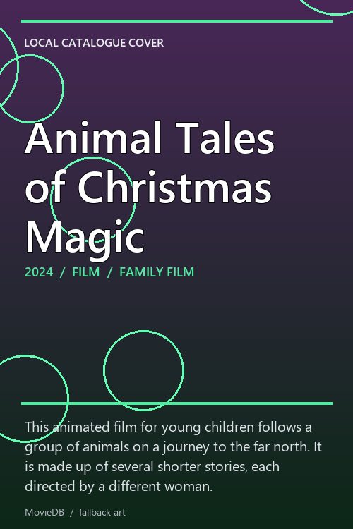 Animal Tales of Christmas Magic poster