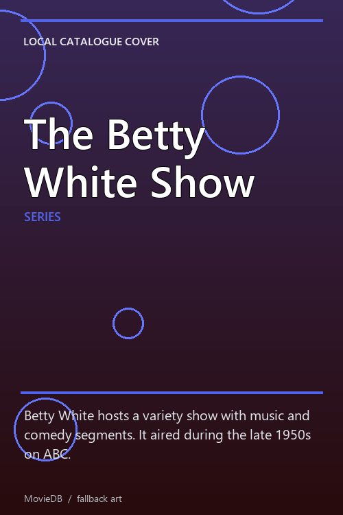 The Betty White Show poster