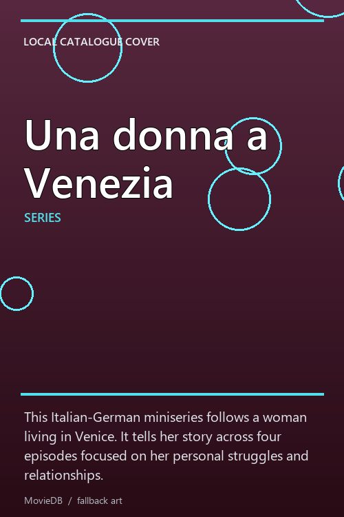 Una donna a Venezia poster