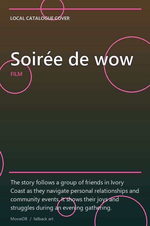 Soirée de wow poster