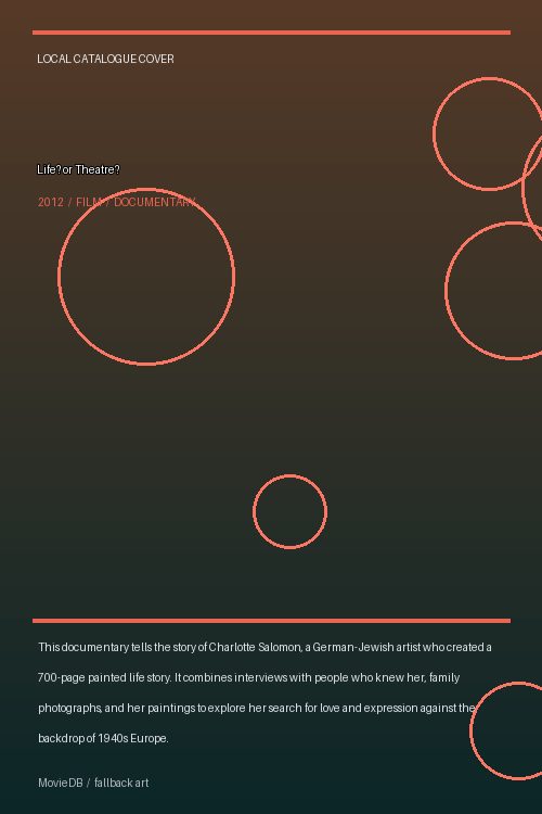 Life? or Theatre? poster