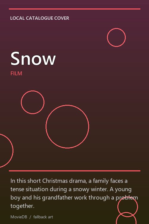 Snow poster
