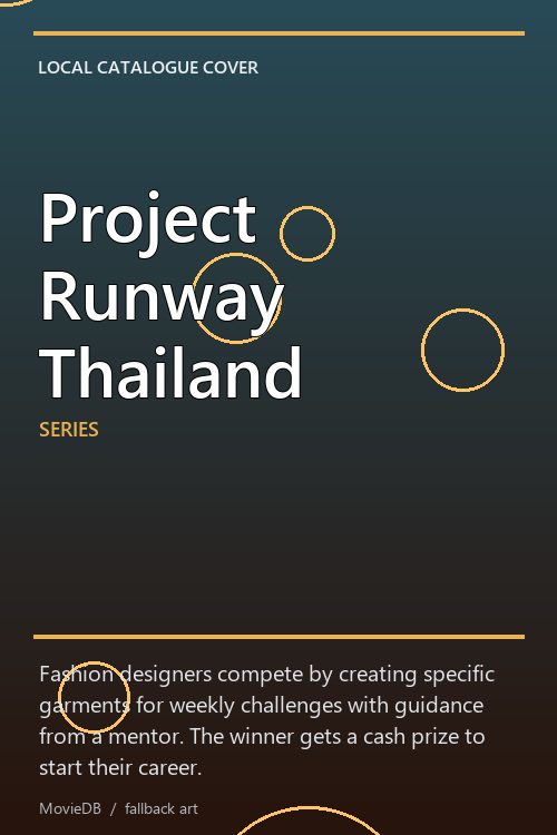 Project Runway Thailand poster