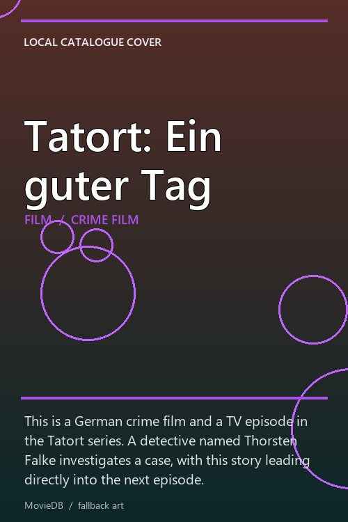 Tatort: Ein guter Tag poster
