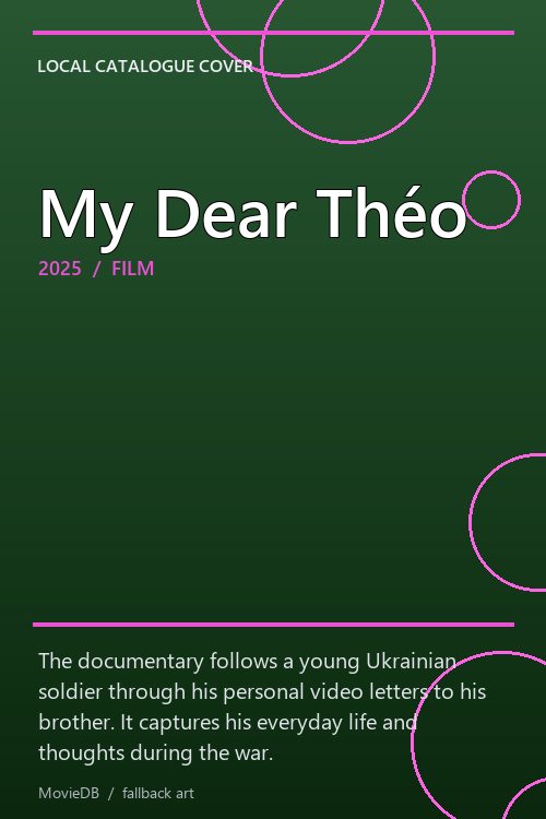 My Dear Théo poster