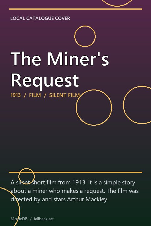 The Miner's Request poster