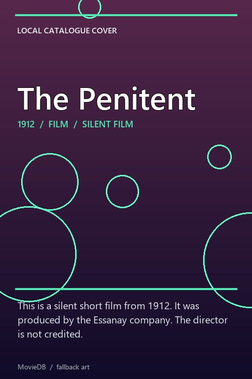 The Penitent poster