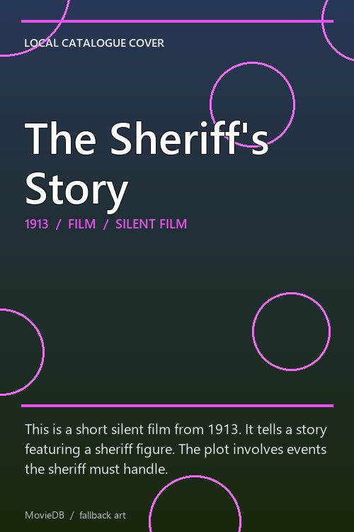 The Sheriff's Story poster