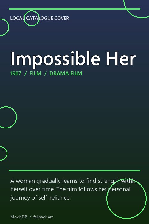 Impossible Her poster
