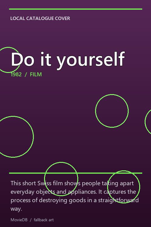 Do it yourself poster