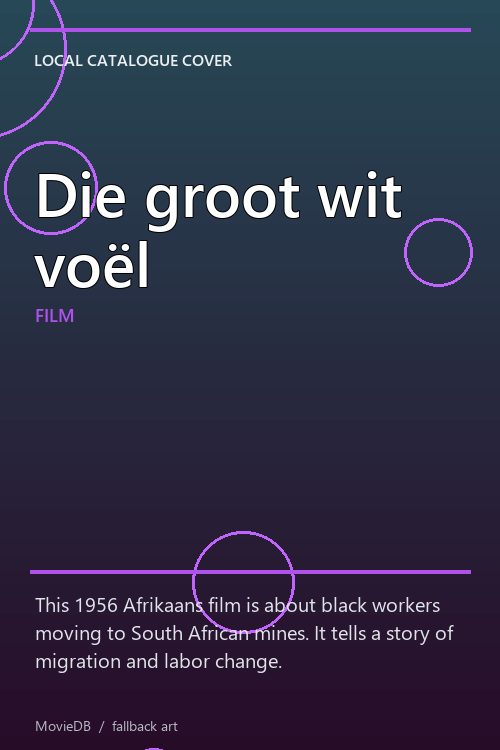 Die groot wit voël poster