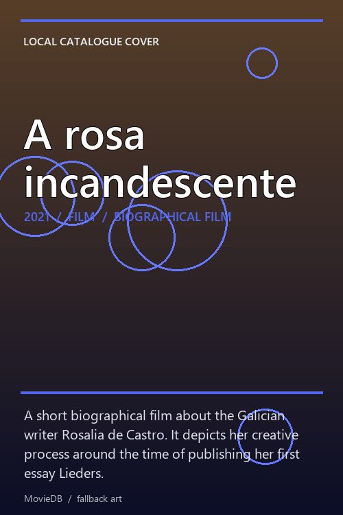 A rosa incandescente poster