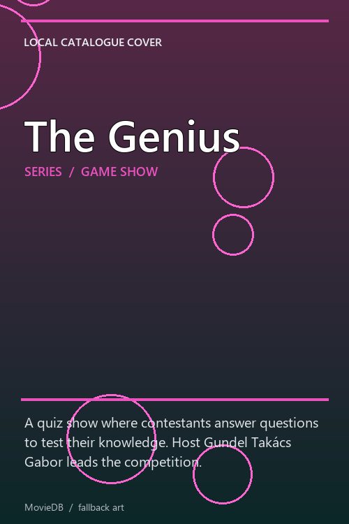 The Genius poster