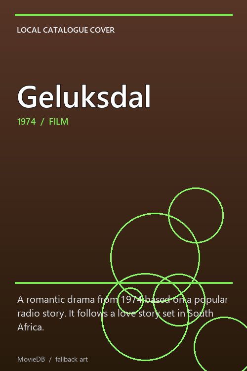 Geluksdal poster
