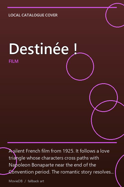 Destinée poster