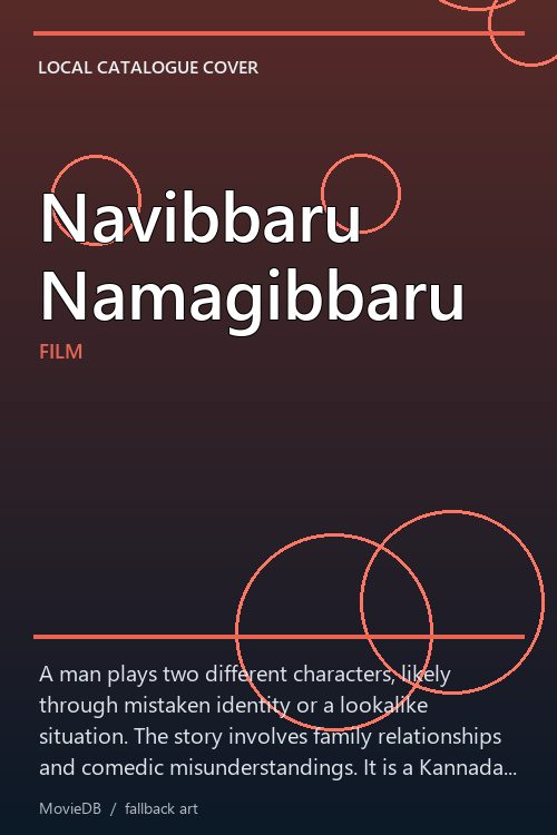 Navibbaru Namagibbaru poster