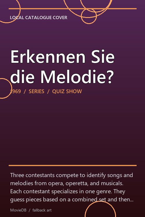 Erkennen Sie die Melodie? poster