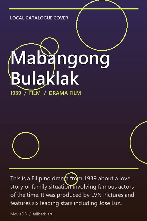 Mabangong Bulaklak poster